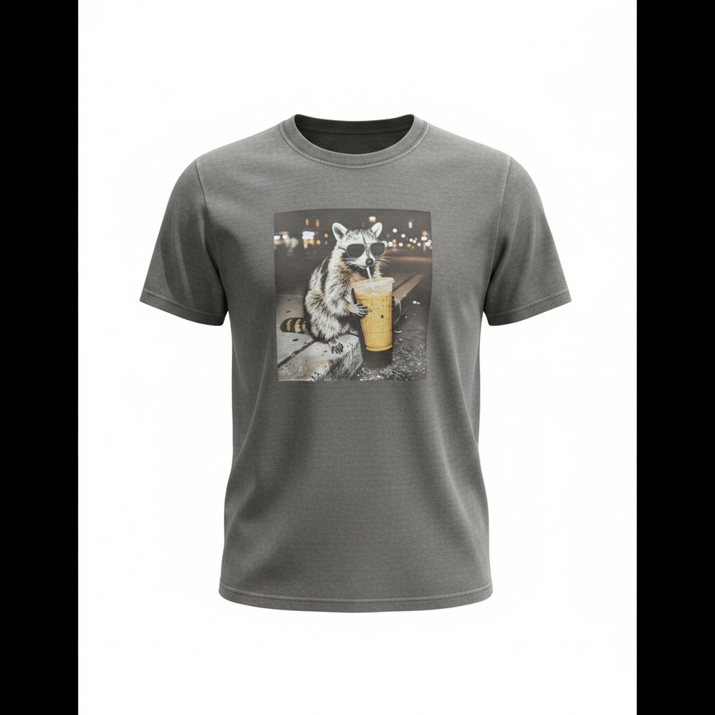 Iced Coffee Raccoon